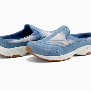 Easy Spirit Women's Denim & Pink Tie Dye Slip On Shoes